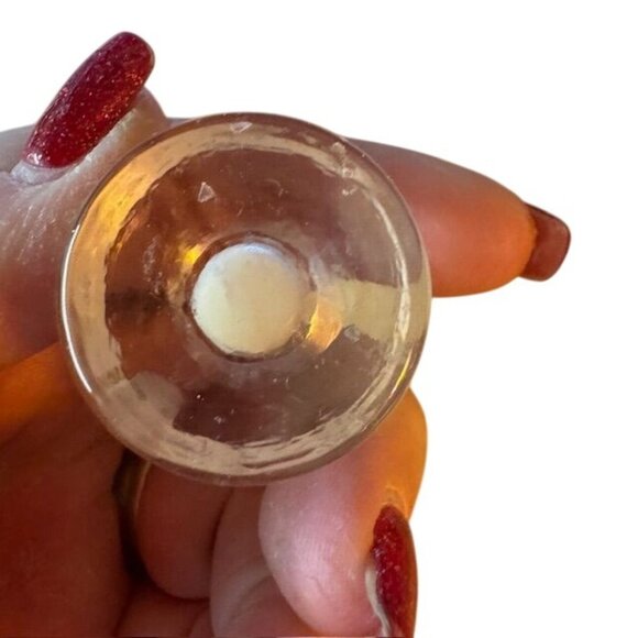 Pottery Barn Set Of 6 Mini Taper Candleholders Clear Glass - Picture 6 of 8